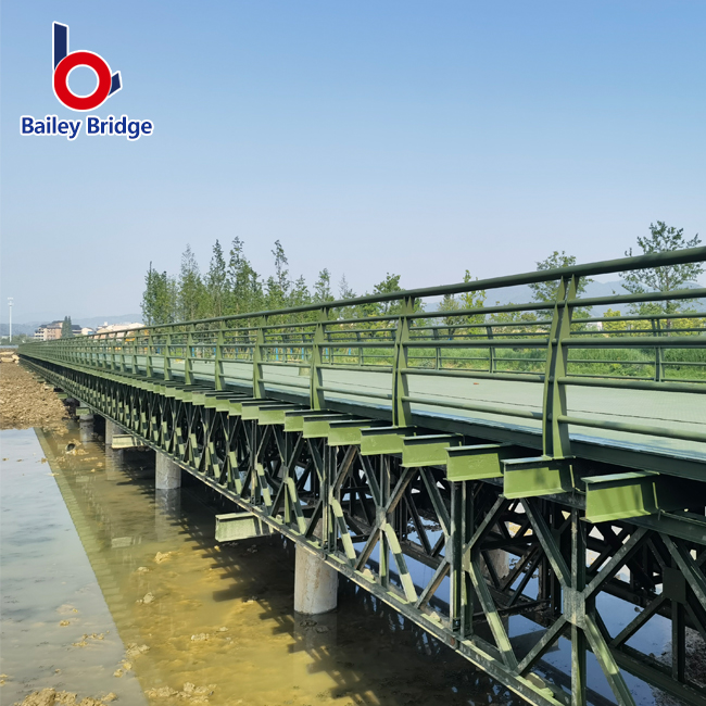 bailey bridge with professional erection guidance 